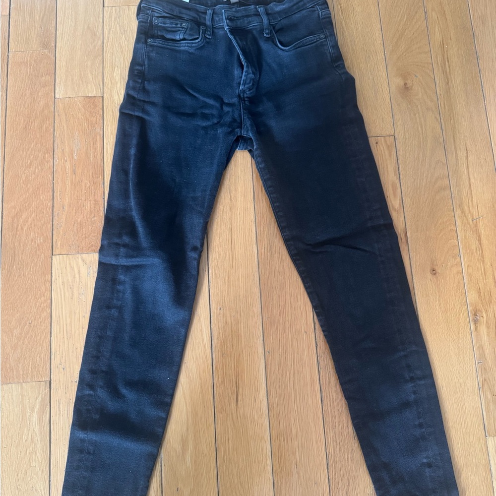Agolde Women's Midnight Black Skinny Jeans